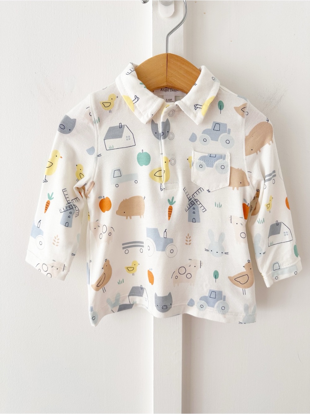 ANGEL DEAR white polo shirt